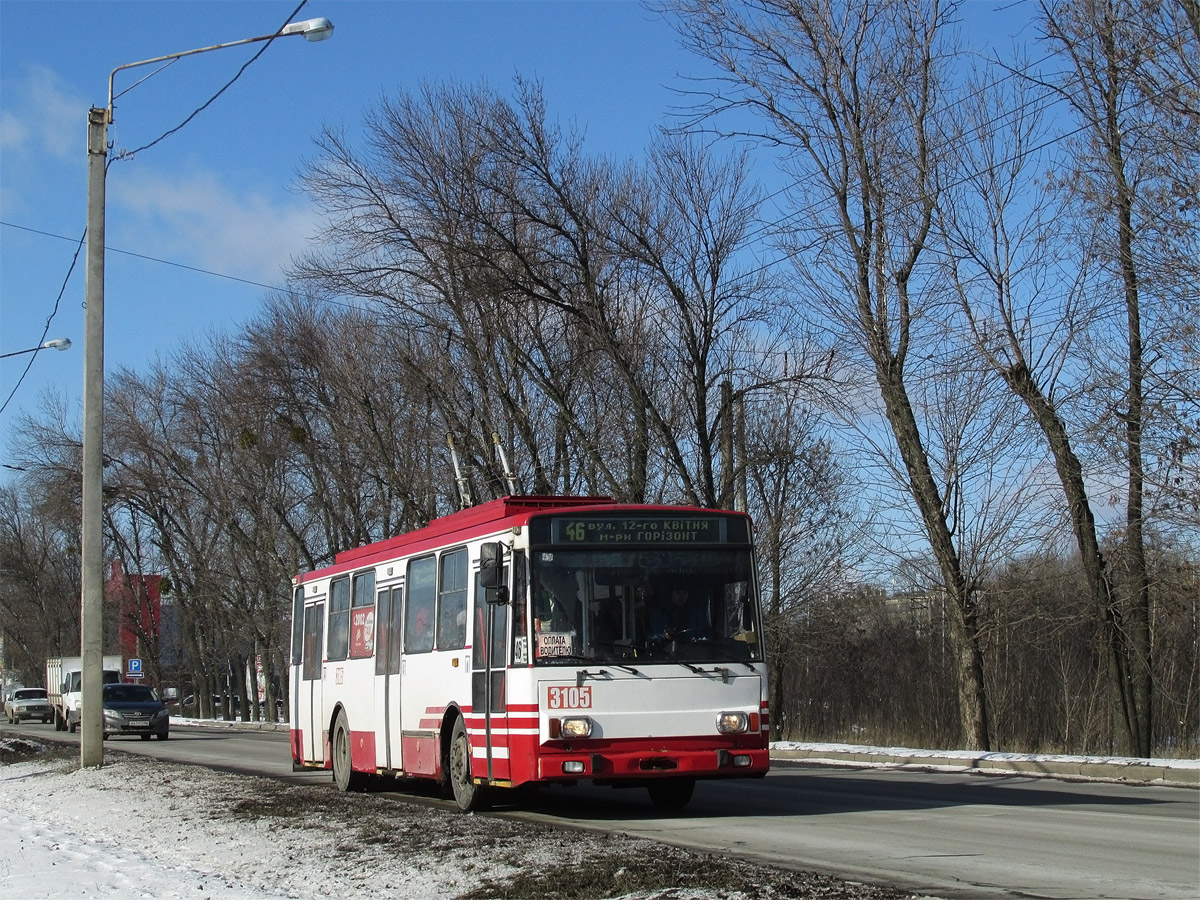 Харьков, Škoda 14Tr17/6M № 3105