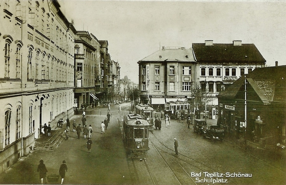 Teplice, Ringhoffer 2-axle motor car № 43; Teplice — Old photos