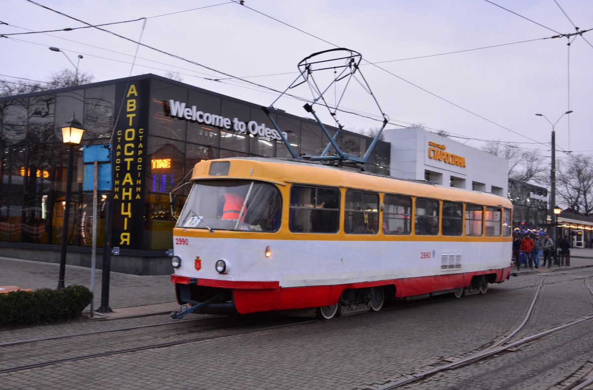 Odesa, Tatra T3SU (2-door) nr. 2990