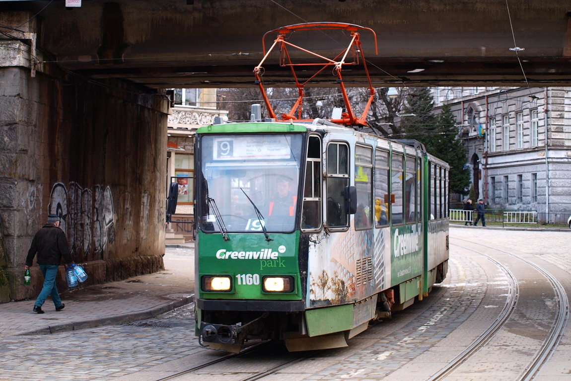 Львов, Tatra KT4D № 1160 Львов, Tatra KT4D № 1160