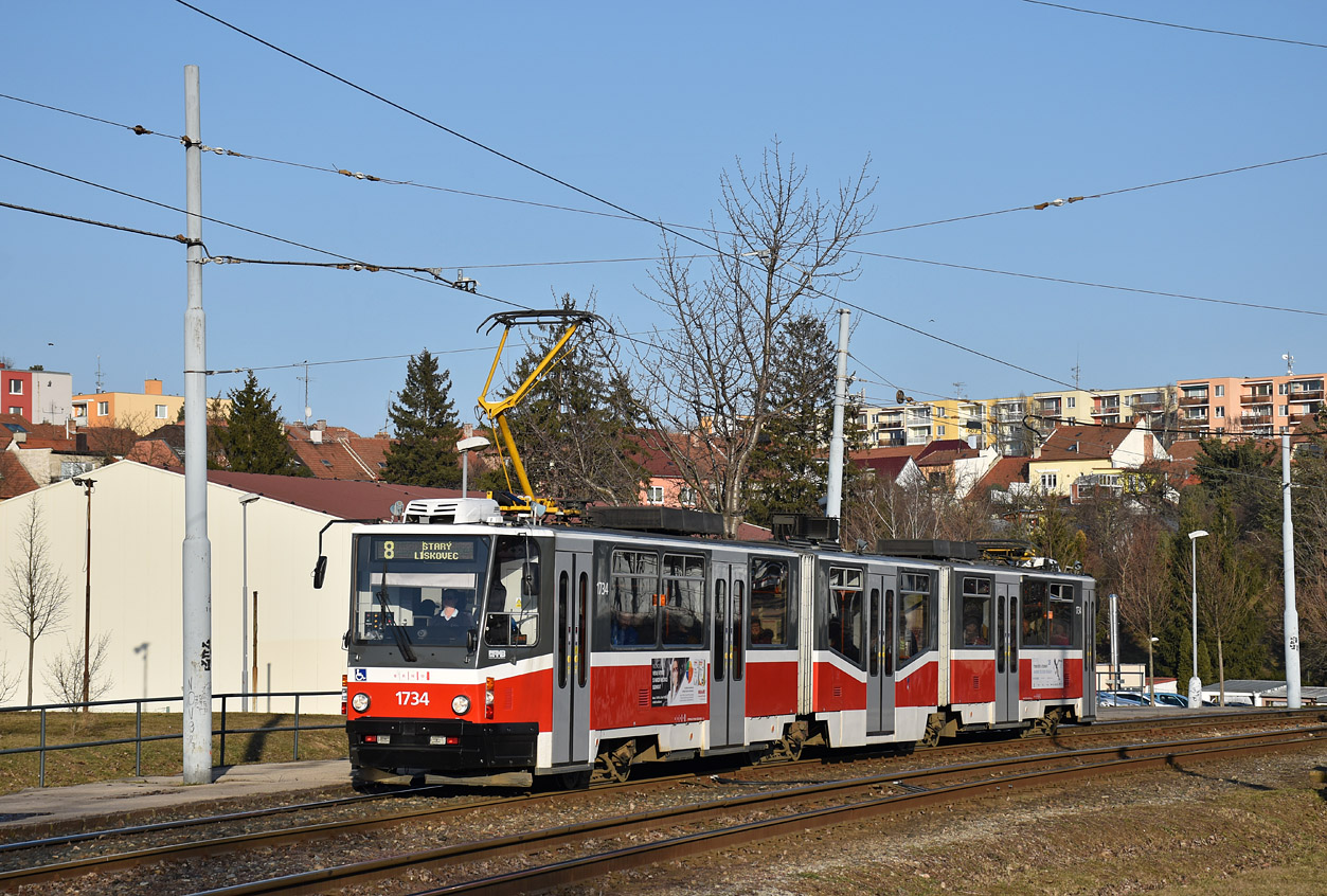 Брно, Tatra KT8D5N № 1734