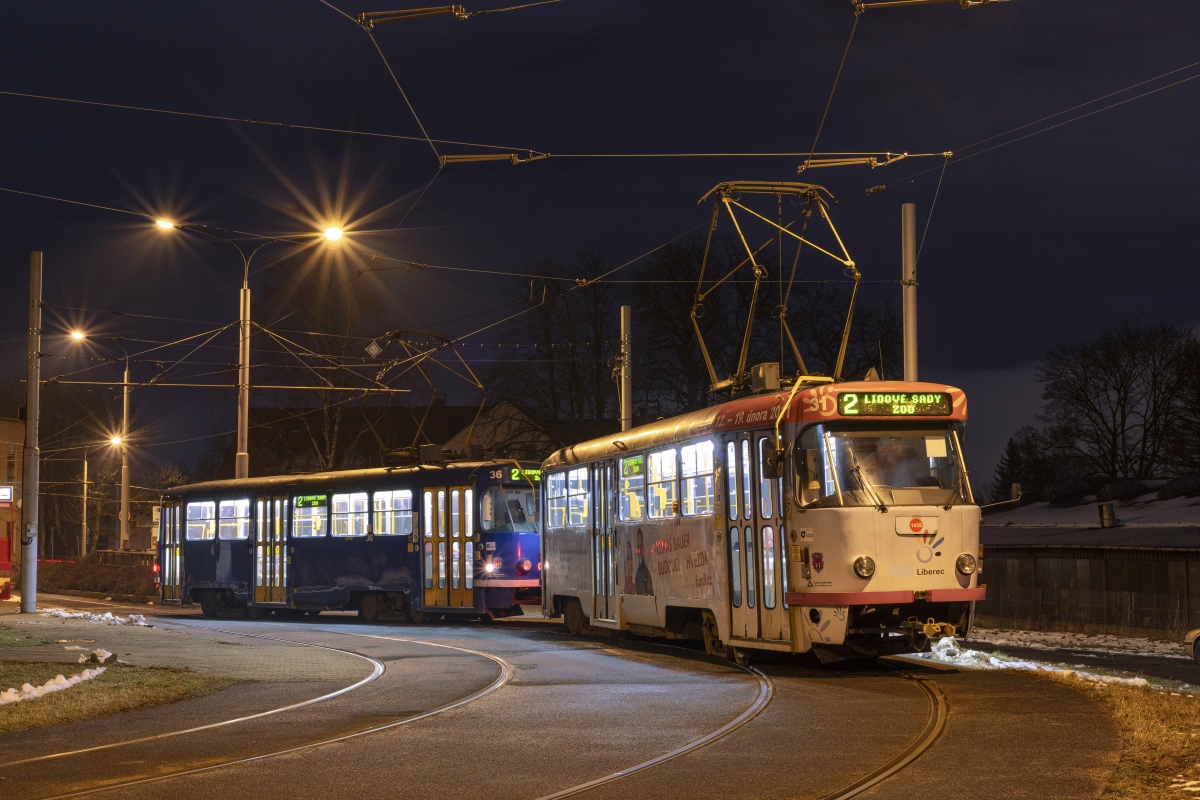 Liberec ― Jablonec nad Nisou, Tatra T3 № 31; Liberec ― Jablonec nad Nisou, Tatra T3 № 36
