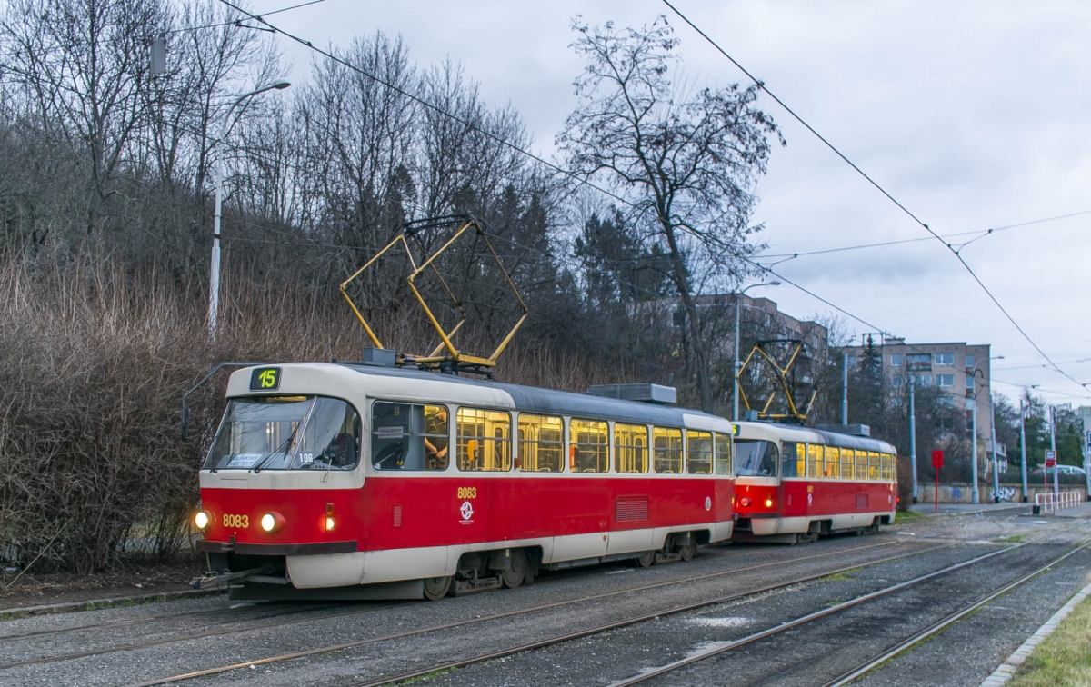 Прага, Tatra T3M2-DVC № 8083