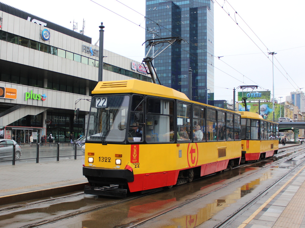 Varsó, Konstal 105Na — 1322