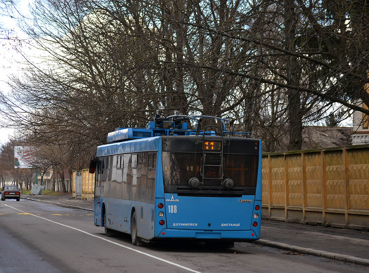 Rivne, Dnipro T203 Nr. 188; Rivne — Trolleybus Lines with Use of Auxiliary Power