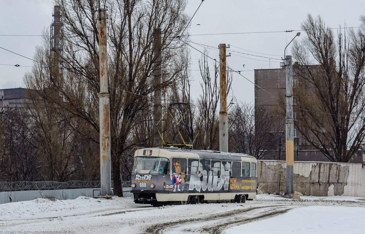 Кам'янське, Tatra T3SU № 688