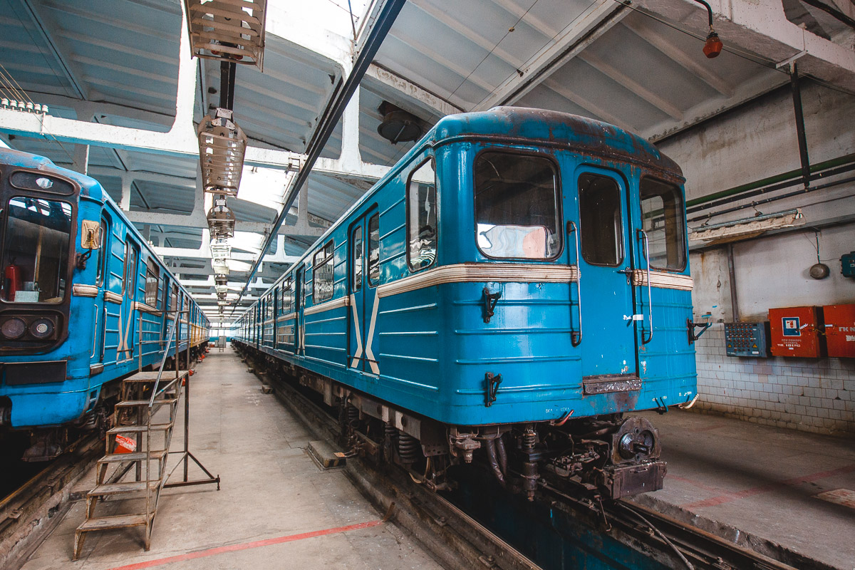 Днепр, 81-714.5М (МВМ) № 1158; Днепр — Подвижной состав; Днепр — Электродепо «Диёвское»