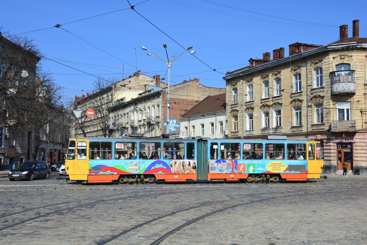 Львов, Tatra KT4SU № 1118