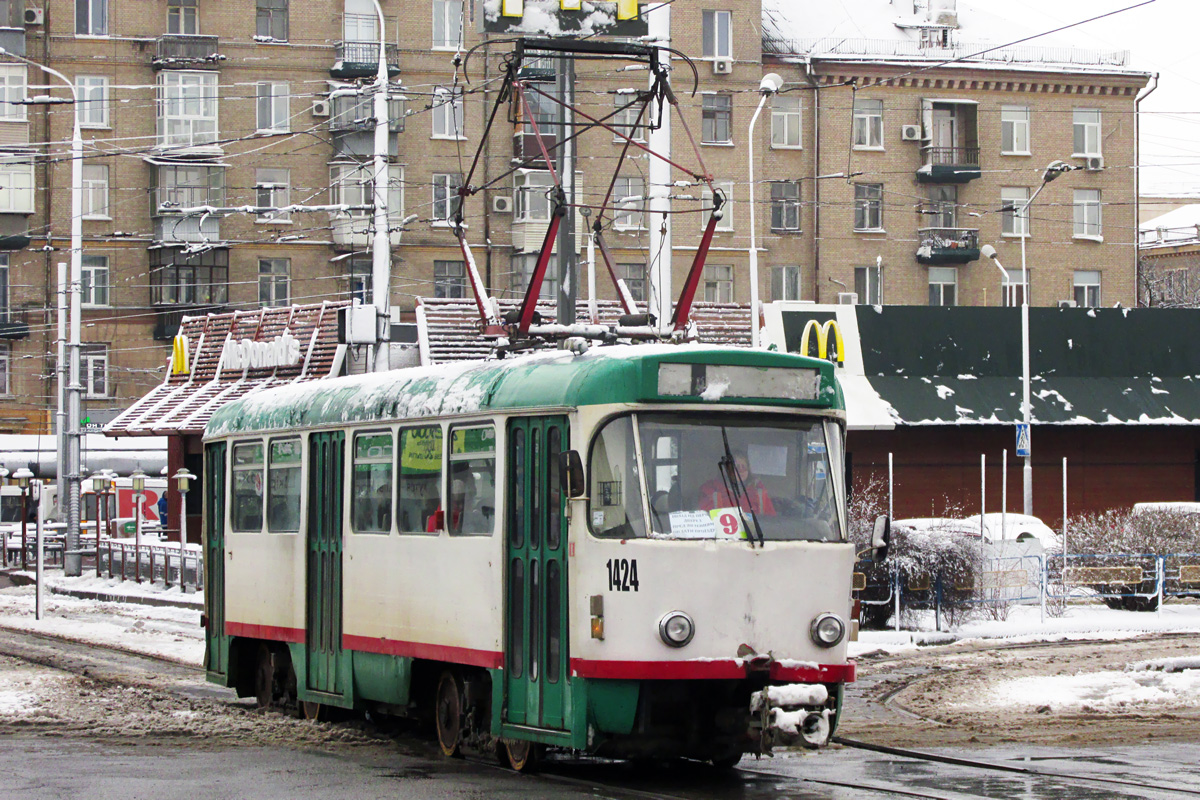 Днепр, Tatra T4DM № 1424