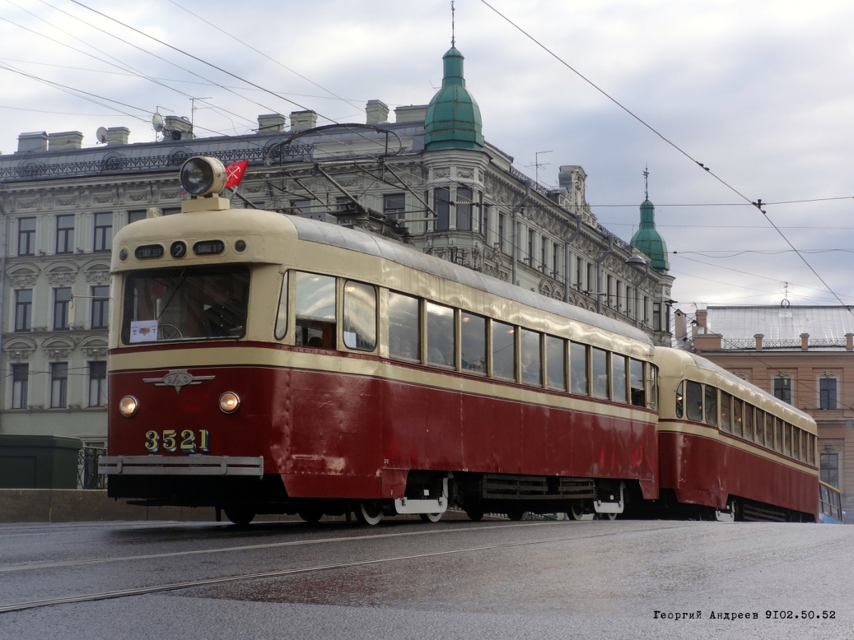 Sanktpēterburga, LM-47 № 3521; Sanktpēterburga — SPbTransportFest — 2019