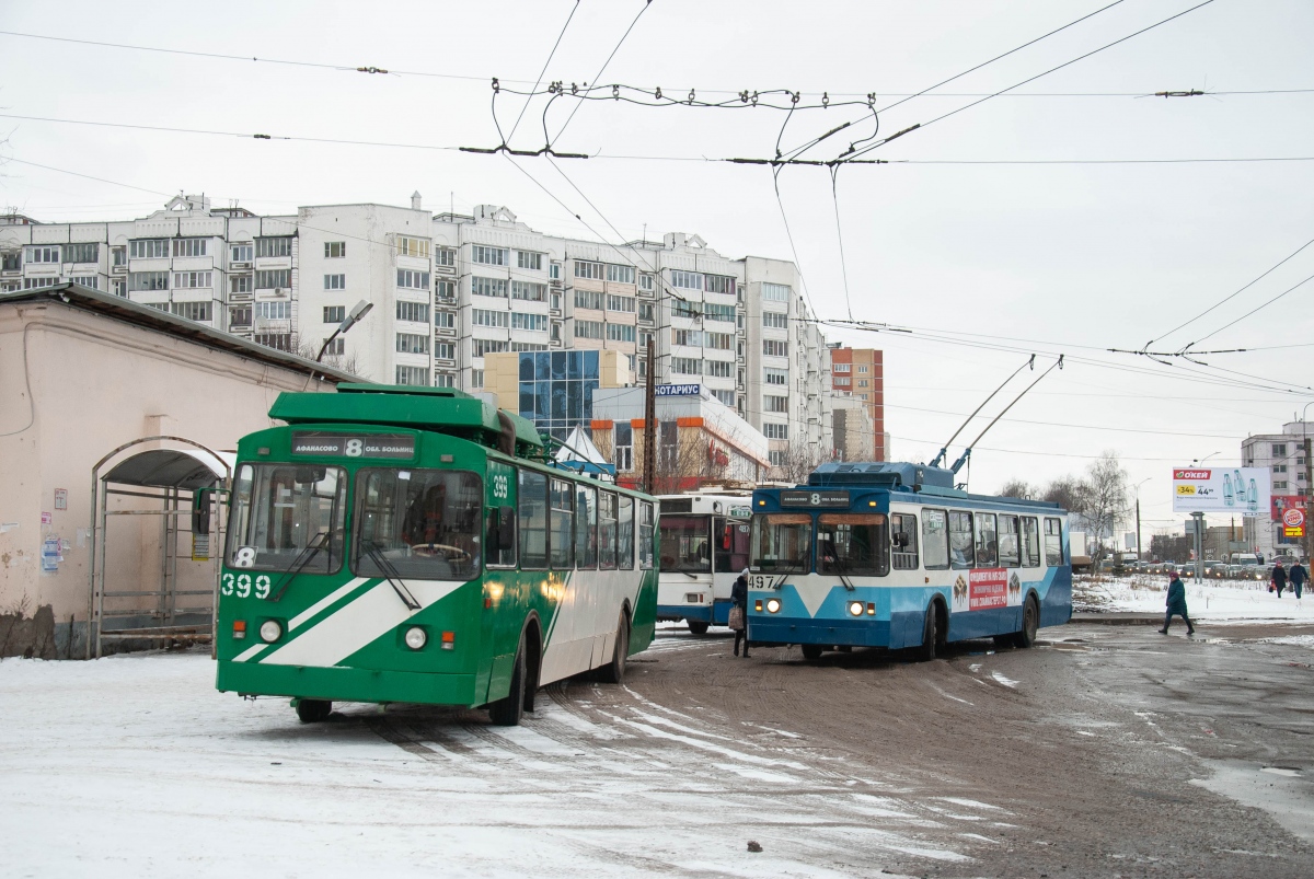Ivanovo, ZiU-682V-012 [V0A] № 399; Ivanovo, ZiU-682GM1 (with double first door) № 497