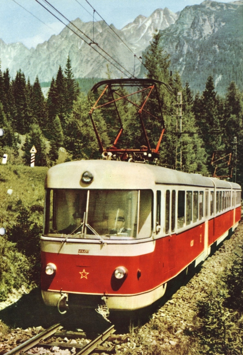 Aukštieji Tatrai, ČKD EMU 89.0 nr. EMU 89.0001; Aukštieji Tatrai — Old photos • Staré fotografie