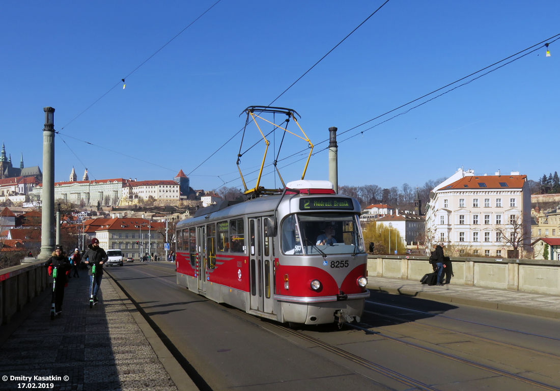Прага, Tatra T3R.PLF № 8255