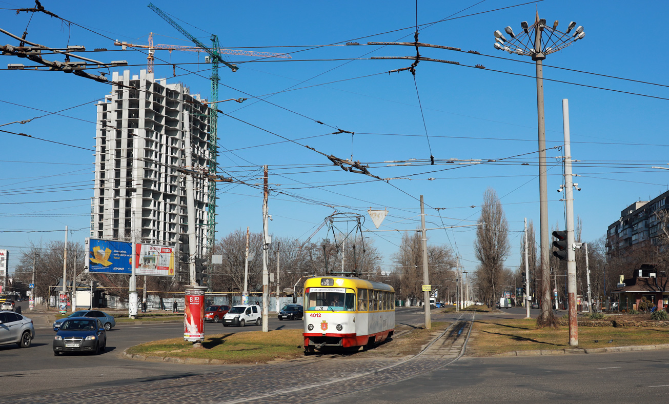 Одесса, Tatra T3R.P № 4012