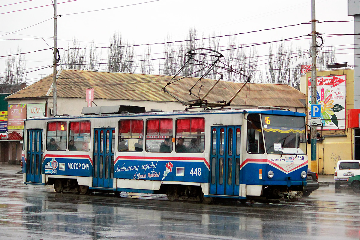 Запорожье, Tatra T6B5SU № 448