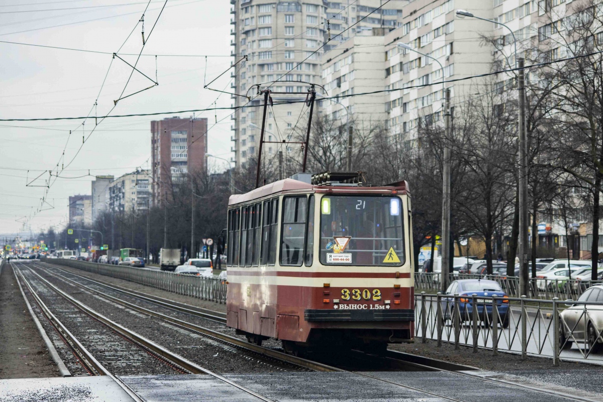 Санкт-Петербург, 71-134А (ЛМ-99АВ) № 3302