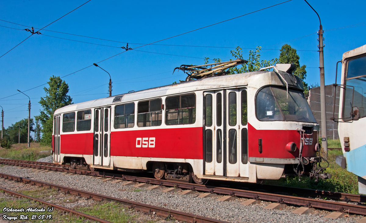 Кривой Рог, Tatra T3 № 058