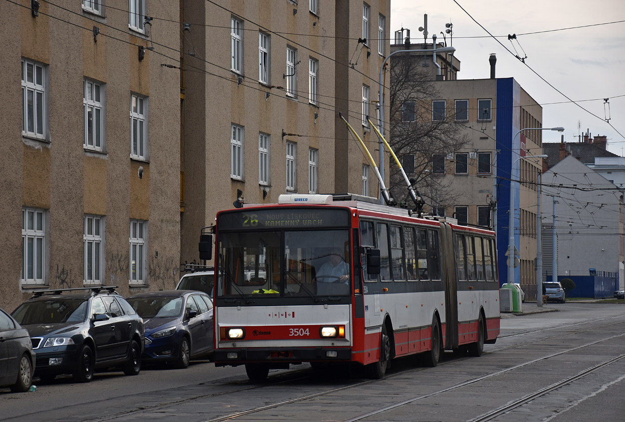 Brünn, Škoda 15TrM Nr. 3504