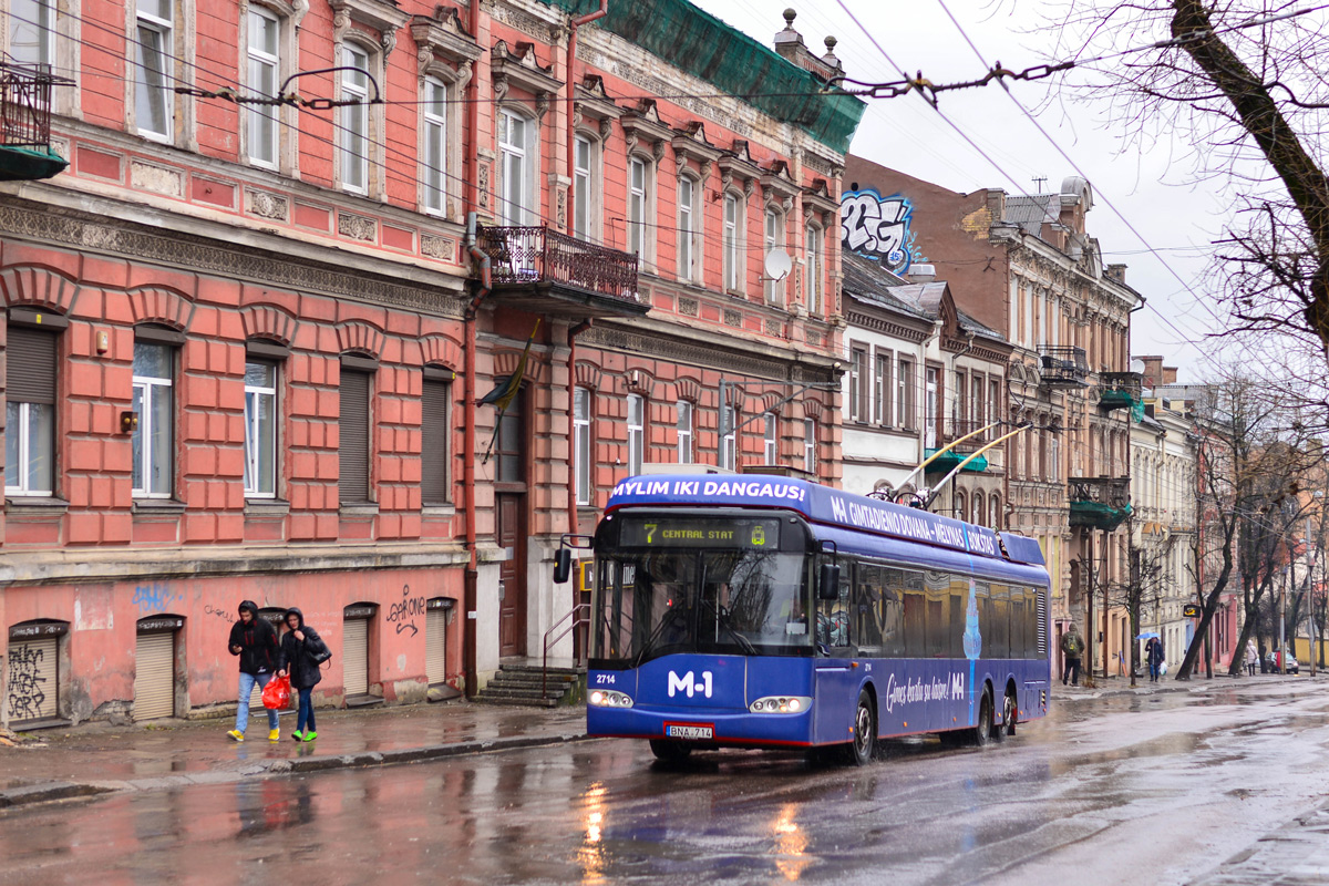 Вильнюс, Solaris Trollino II 15 AC № 2714
