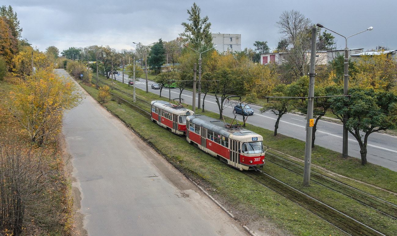 Харьков, Tatra T3SU № 3017