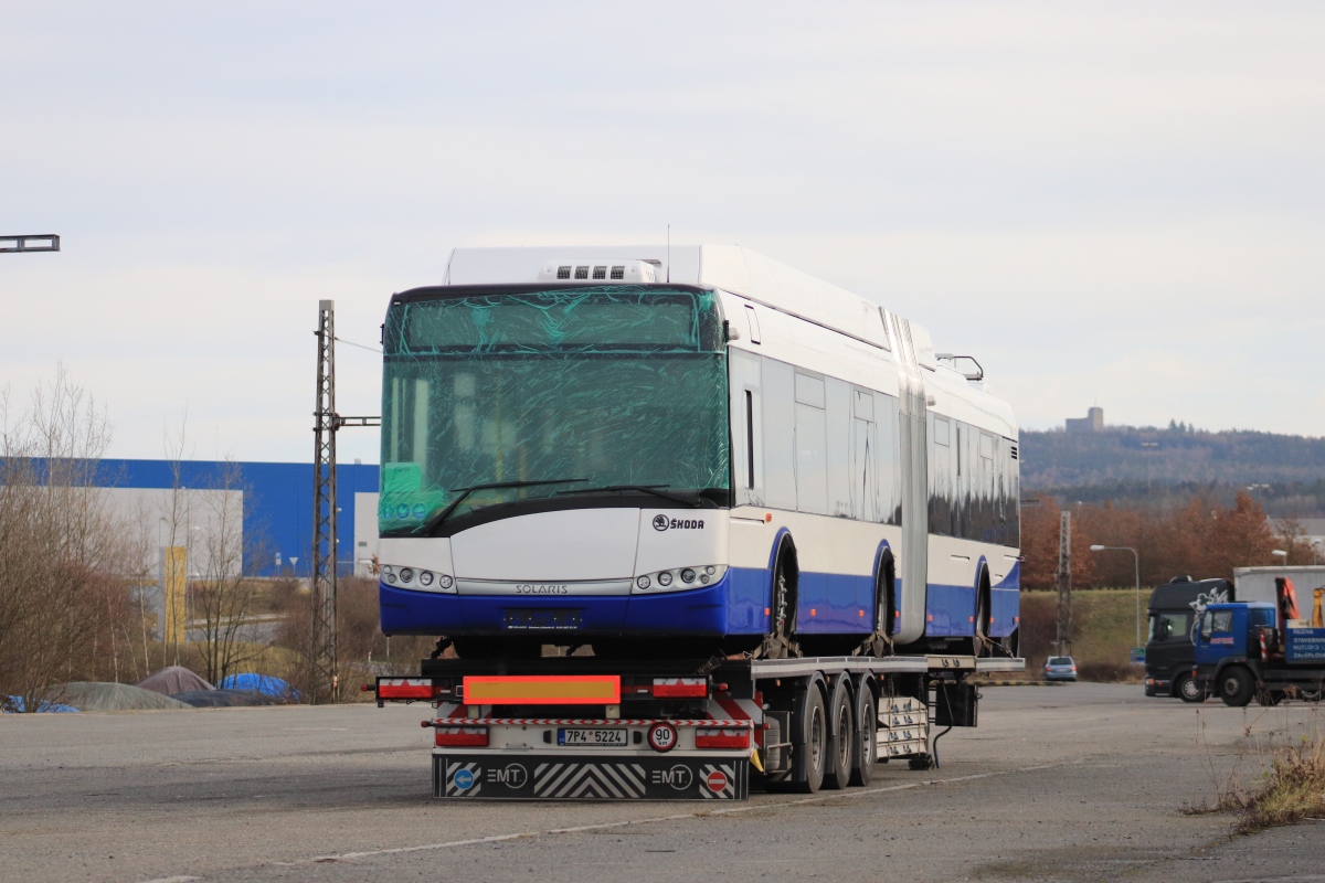 Riga, Škoda 27Tr Solaris III Nr. 27592; Pilsen — Werksneue Obusse aus der Škoda-Fabrik