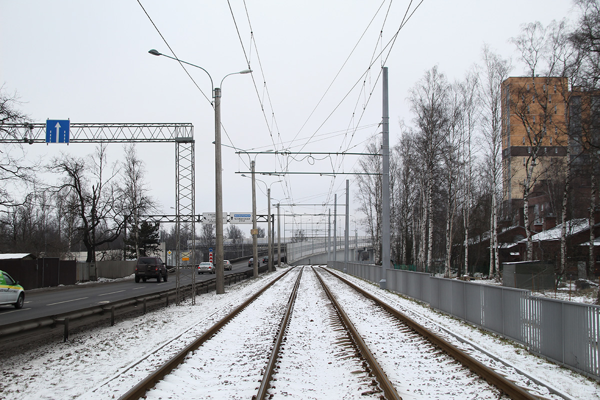 Sankt Petersburg — Tram lines and infrastructure Sankt Petersburg — Tram lines and infrastructure