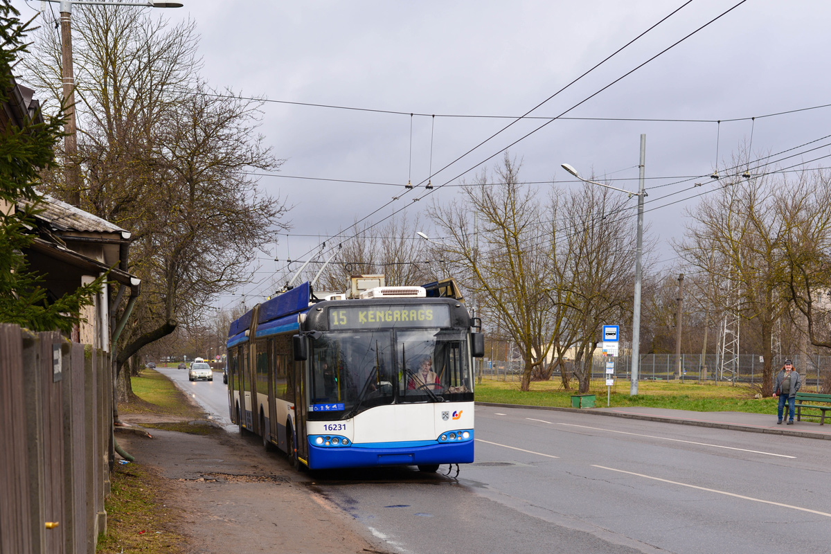 Рига, Solaris Trollino II 18 Ganz № 16231