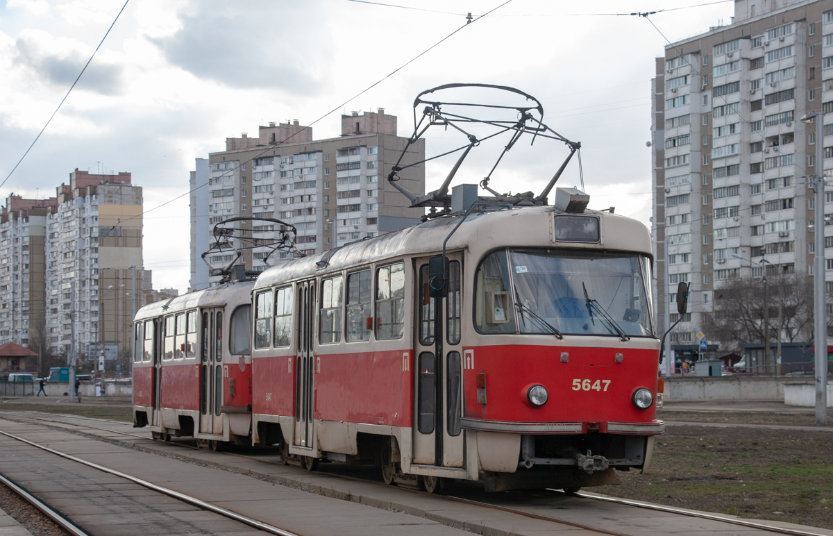 Киев, Tatra T3 № 5647
