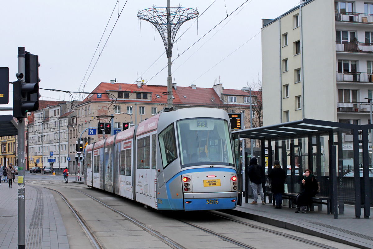 Вроцлав, Škoda 16T Elektra № 3016
