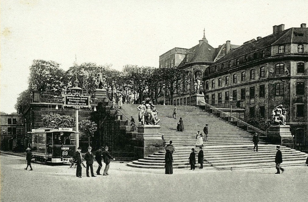 Dresden, Stoll 2-axle motor car № 89; Dresden — Old photos (tram)