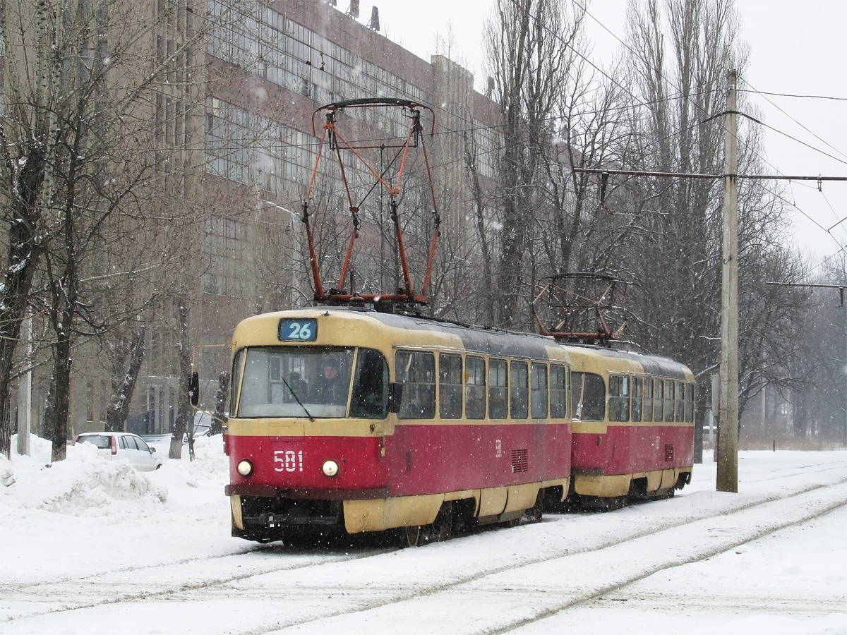 Харьков, Tatra T3SU № 581