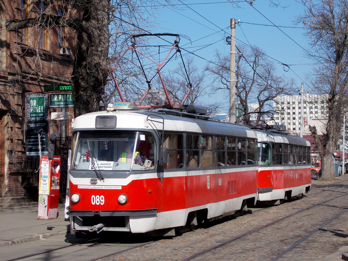 Краснодар, Tatra T3SU КВР ТРЗ № 089