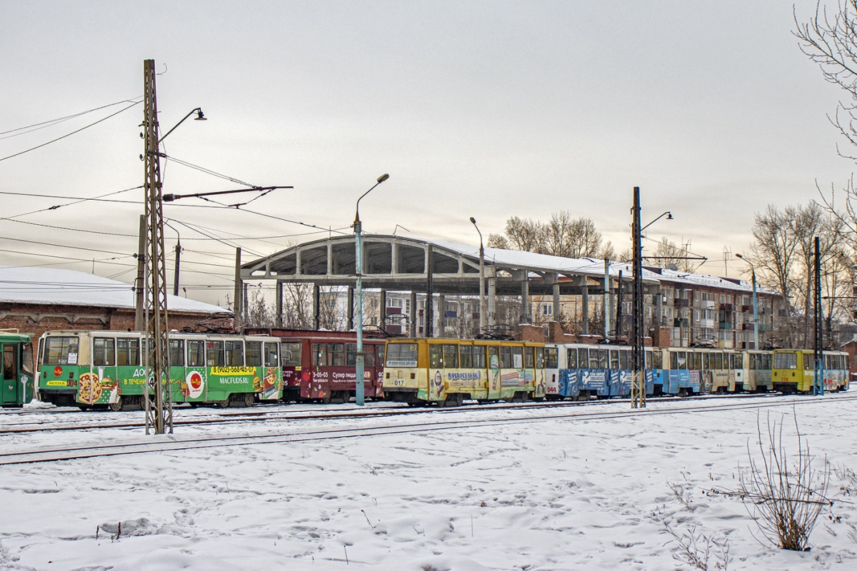 Усолье-Сибирское, 71-605 (КТМ-5М3) № 017; Усолье-Сибирское — Трамвайное депо