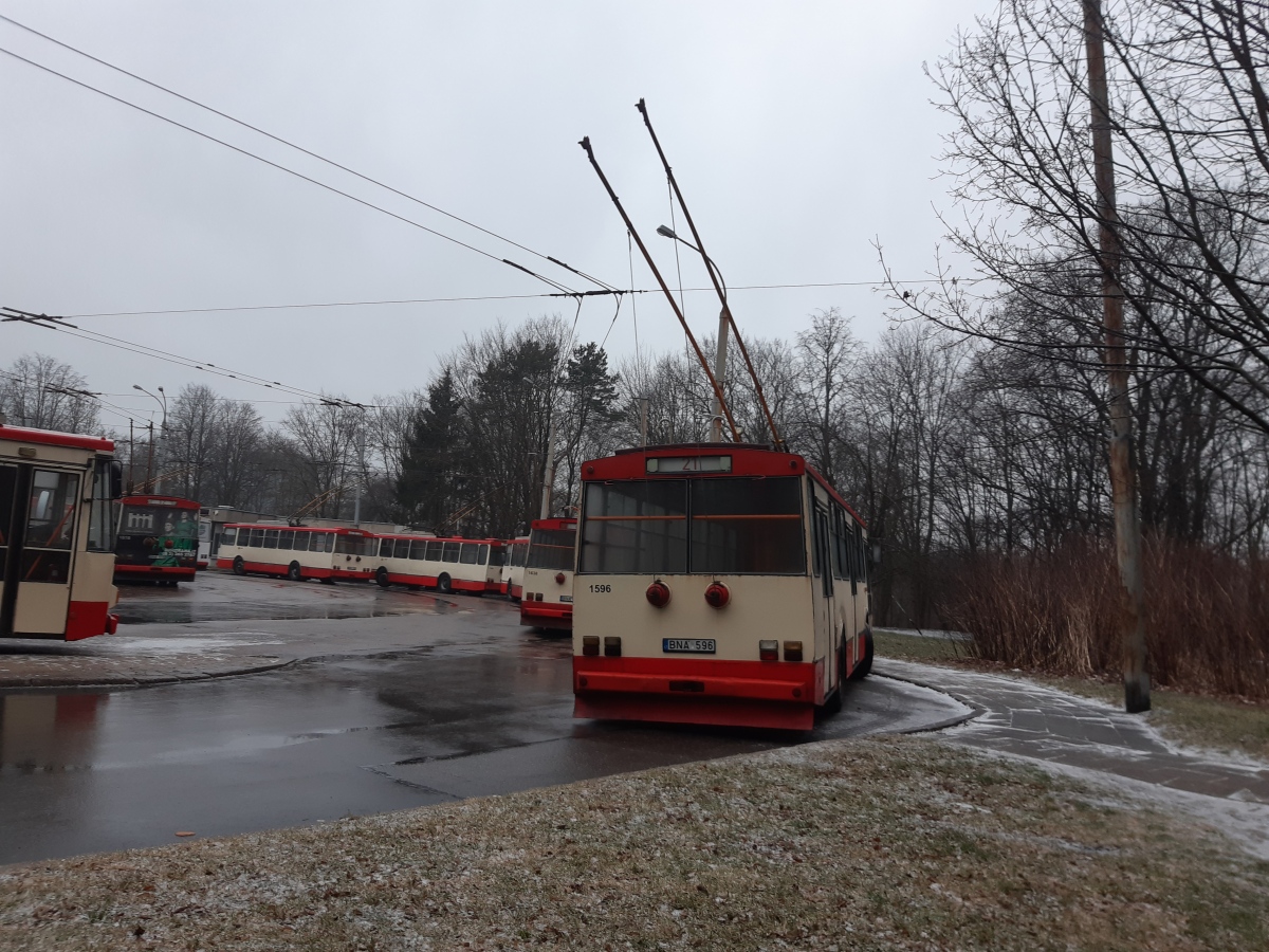 Vilnius, Škoda 14Tr13/6 nr. 1596 Vilnius, Škoda 14Tr13/6 nr. 1596