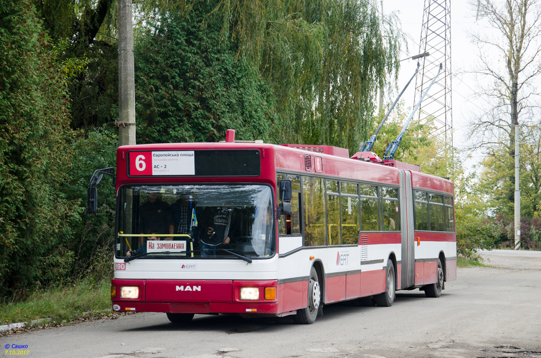 Ивано-Франковск, Gräf & Stift J13 NGT204 M16 № 190; Ивано-Франковск — Покатушки на Gräf & Stift NGT204 M16,  07.10.2017