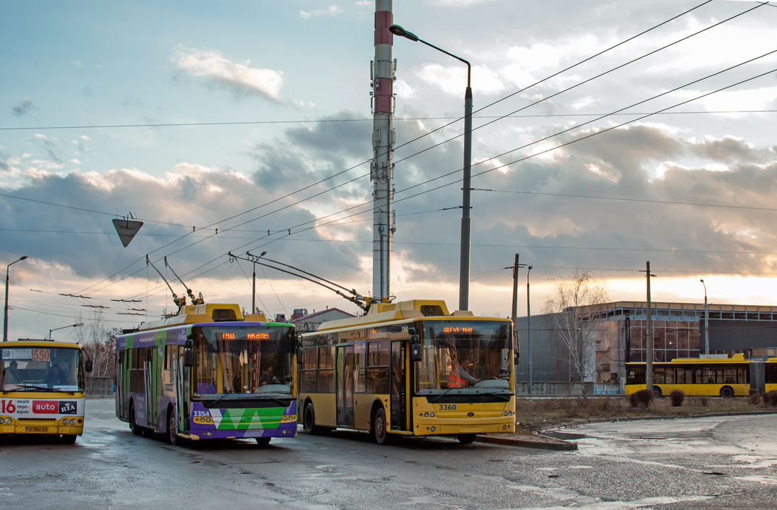Kijów, Bogdan T70110 Nr 3354; Kijów — Terminus stations