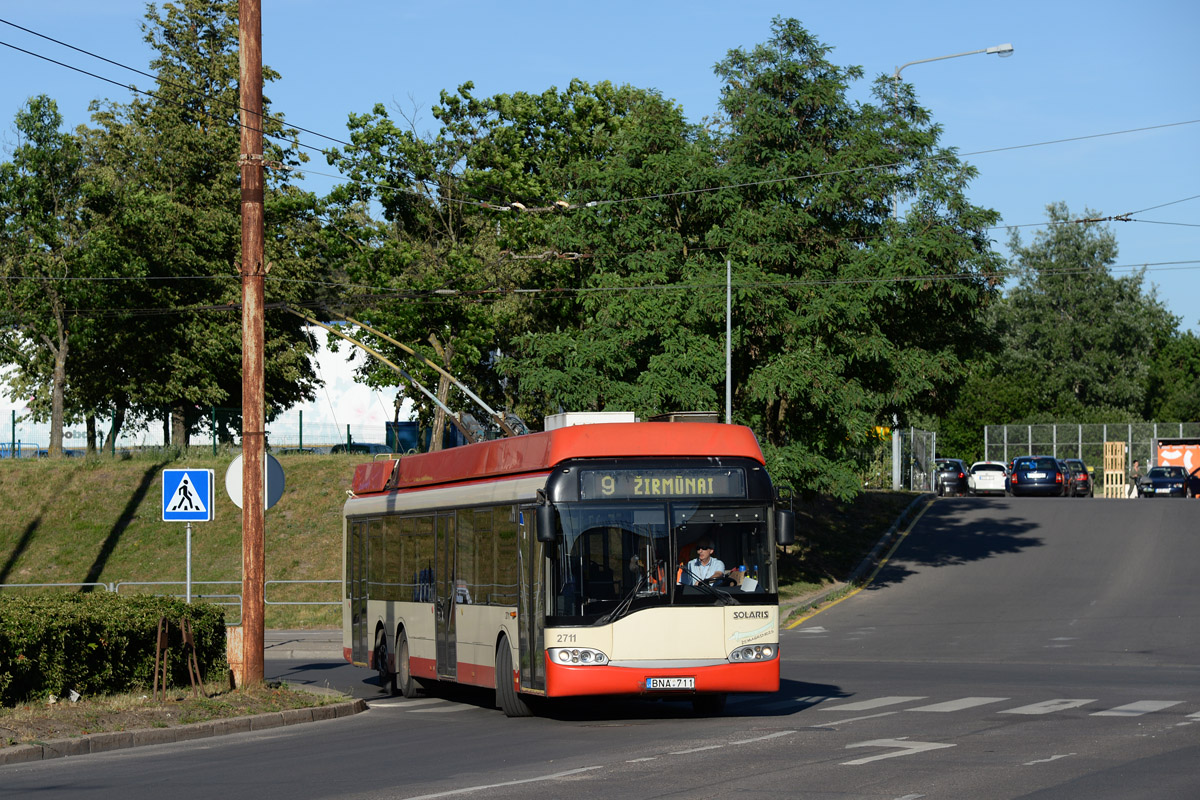 Вильнюс, Solaris Trollino II 15 AC № 2711