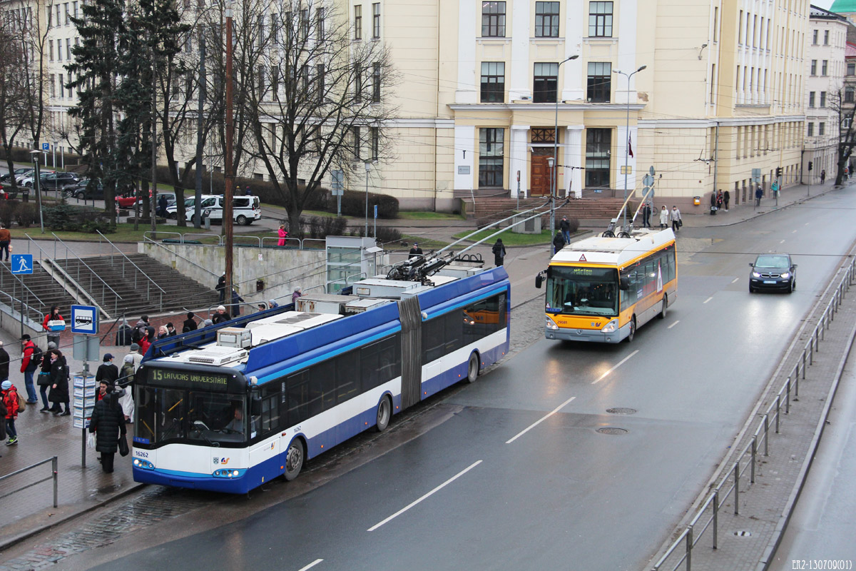 Рига, Solaris Trollino II 18 Ganz № 16262