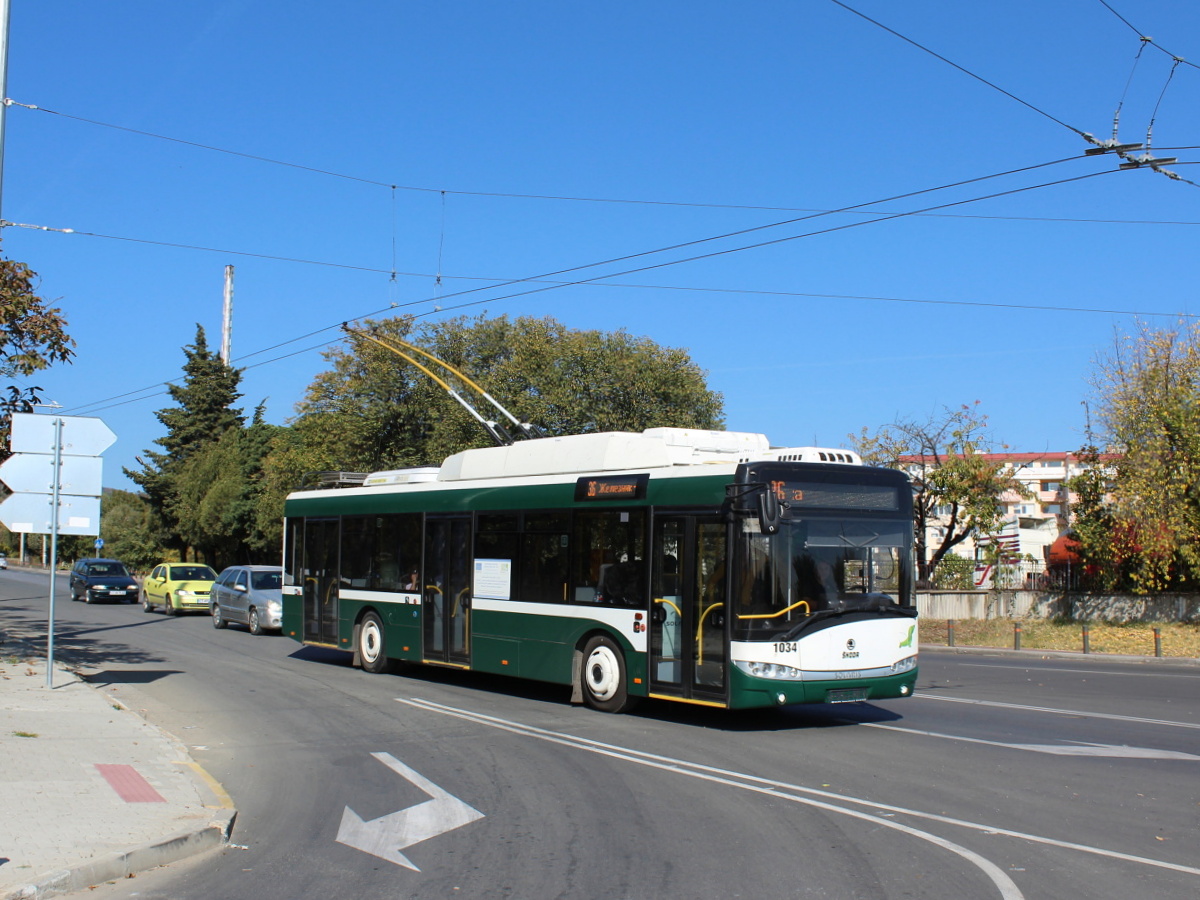 Stara Zagora, Škoda 26Tr Solaris III č. 1034 Stara Zagora, Škoda 26Tr Solaris III č. 1034