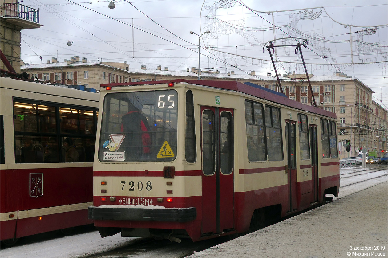 Санкт-Петербург, 71-134К (ЛМ-99К) № 7208 Санкт-Петербург, 71-134К (ЛМ-99К) № 7208