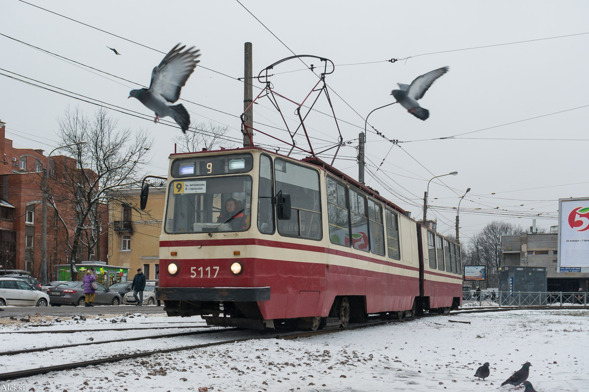 სანქტ-პეტერბურგი, LVS-86K № 5117; Transport and animals