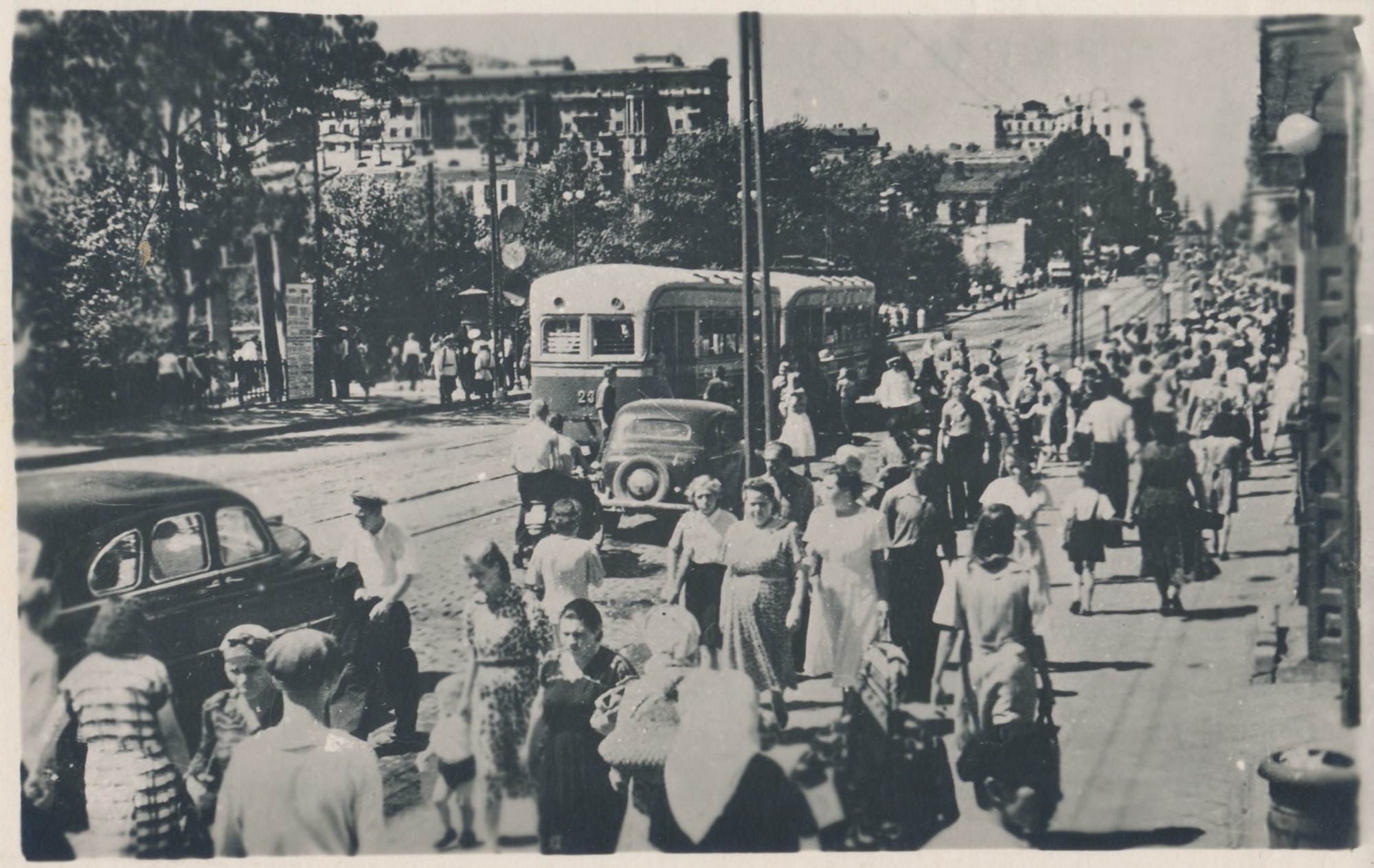 Владивосток, КТП-1 № 23; Владивосток — Исторические фотографии — трамвай (1946-1970)