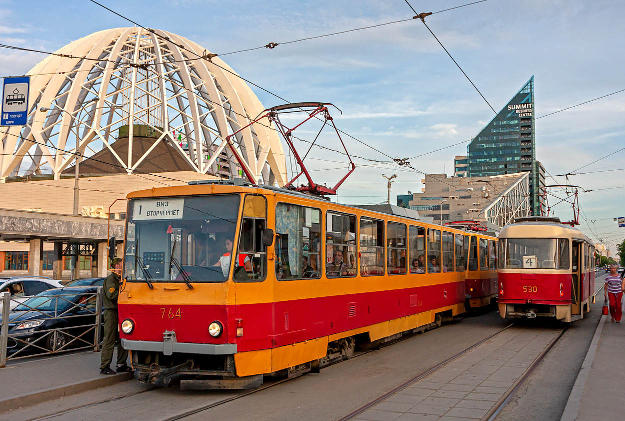 Екатеринбург, Tatra T6B5SU № 764