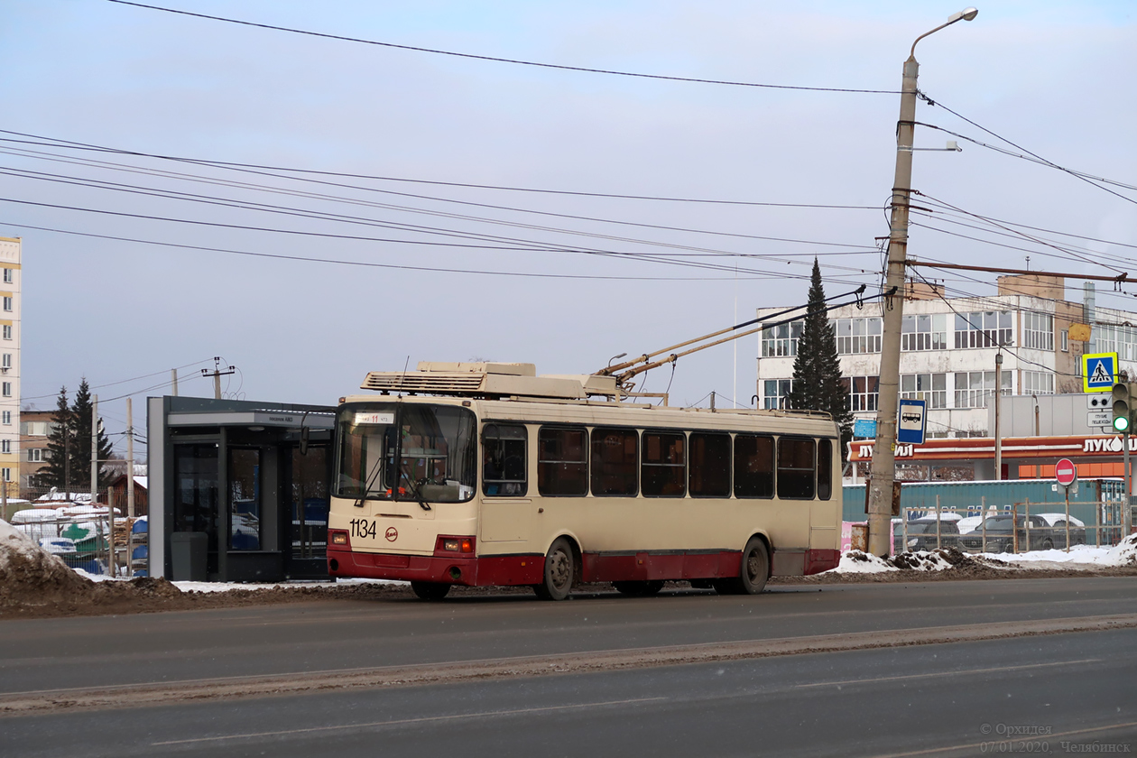 Tcheliabinsk, LiAZ-5280 (VZTM) N°. 1134