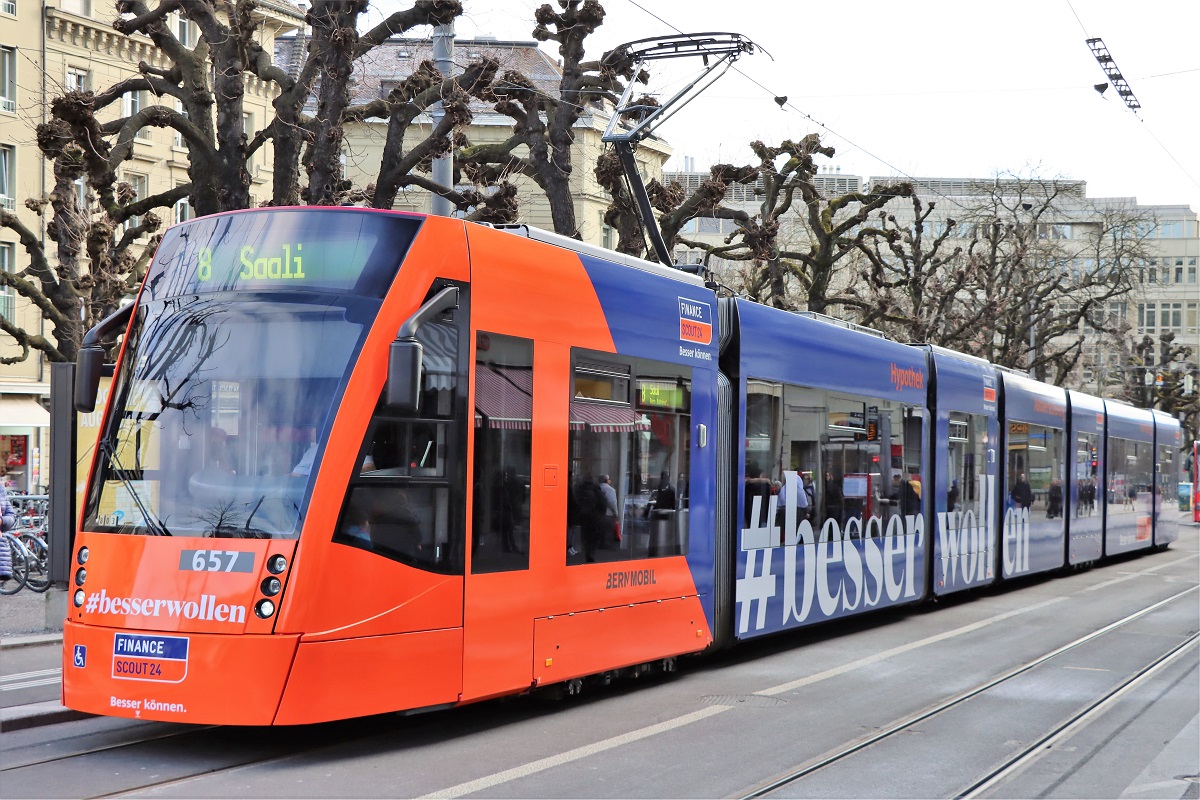 Берн, Siemens Combino XL № 657