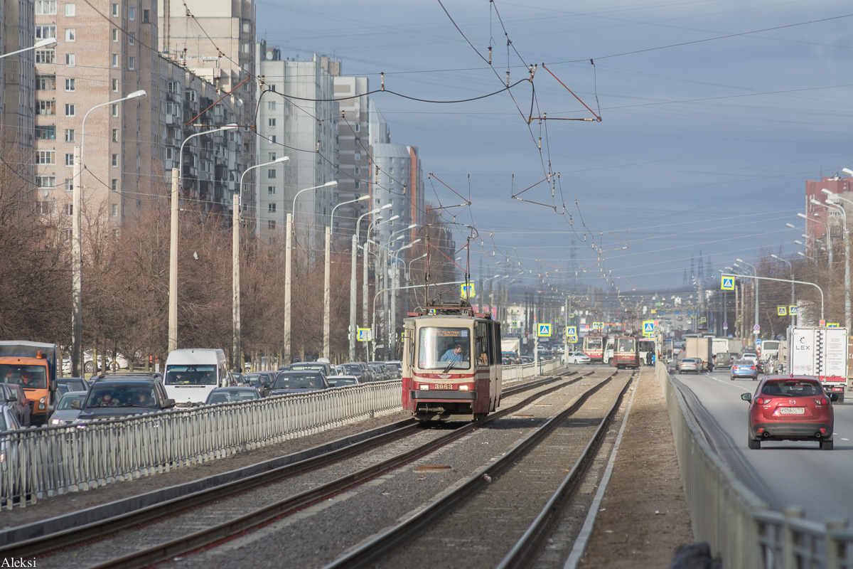 Sankt Petersburg — Tram lines and infrastructure Sankt Petersburg — Tram lines and infrastructure