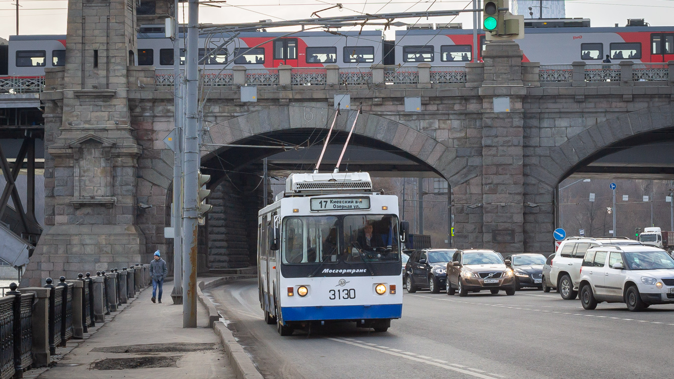 Москва, ЗиУ-682ГМ1 (с широкой передней дверью) № 3130