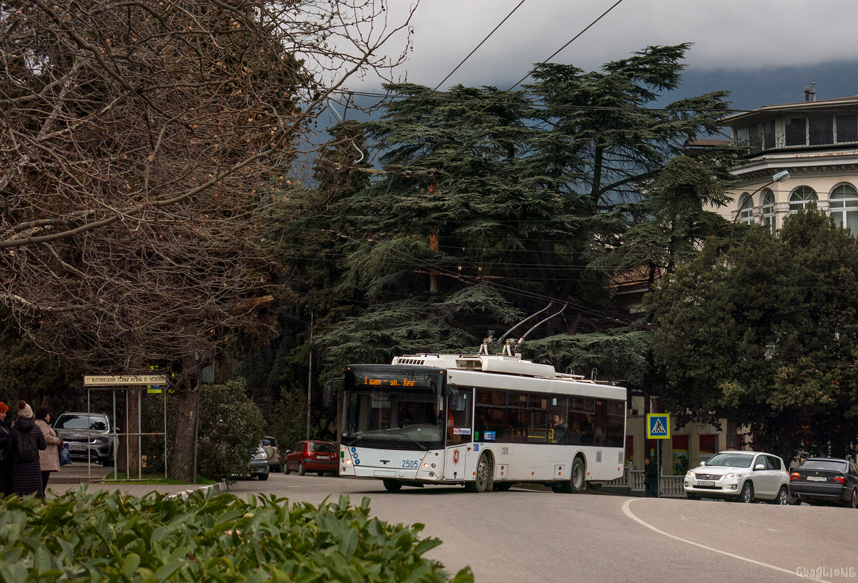 Krimas trolejbuss, SVARZ-MAZ-6275 № 2505