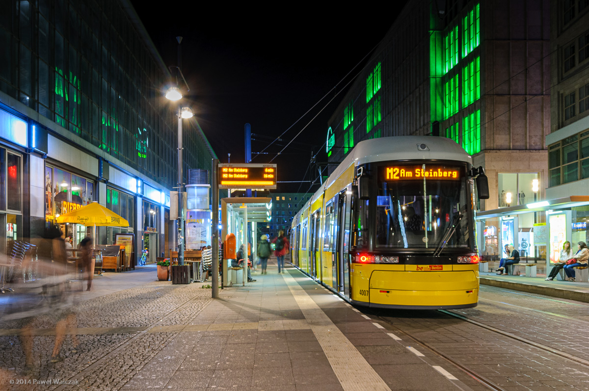 Берлин, Bombardier Flexity Berlin (GT6-08ZR/F6Z) № 4007