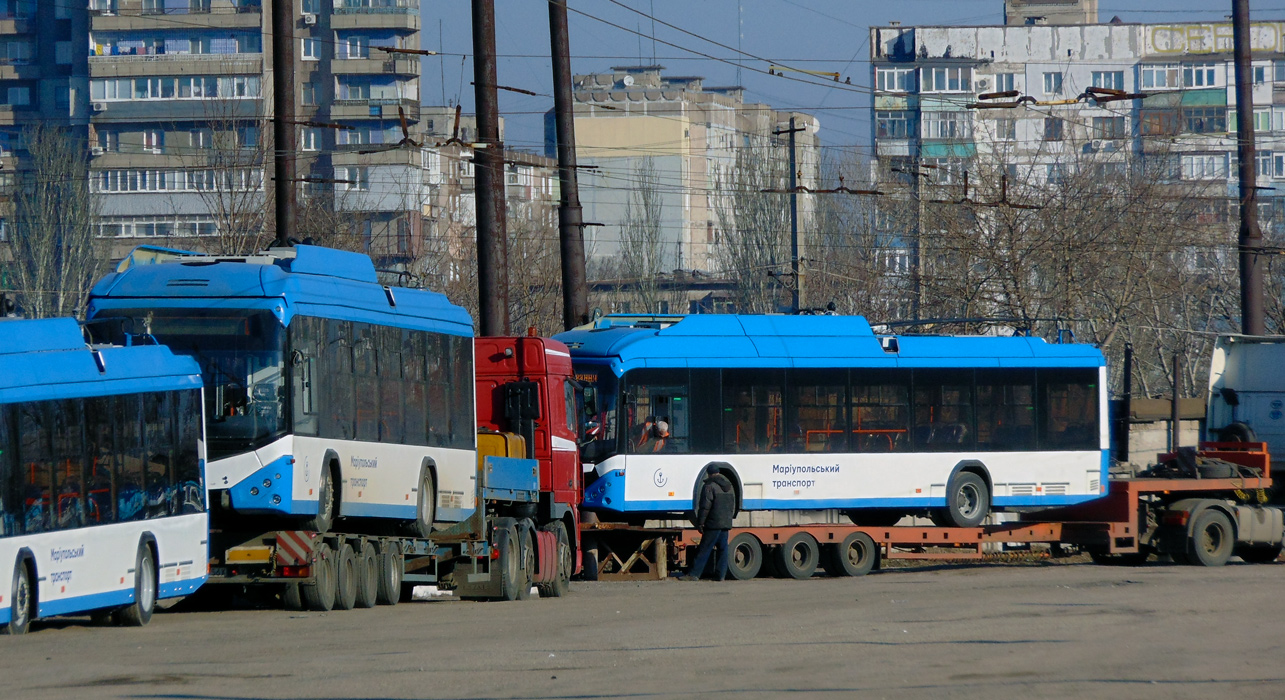 Маріуполь, АКСМ 321 (БКМ-Україна) № 1407; Маріуполь, АКСМ 321 (БКМ-Україна) № 1408; Маріуполь — Нові тролейбуси: АКСМ Україна